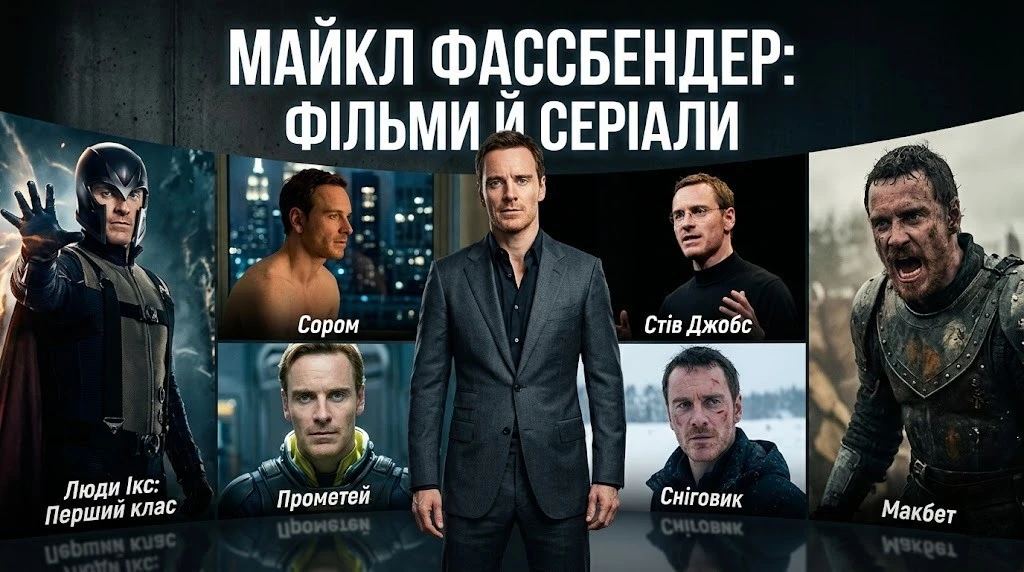 Майкл Фассбендер фільми й серіали: повна добірка